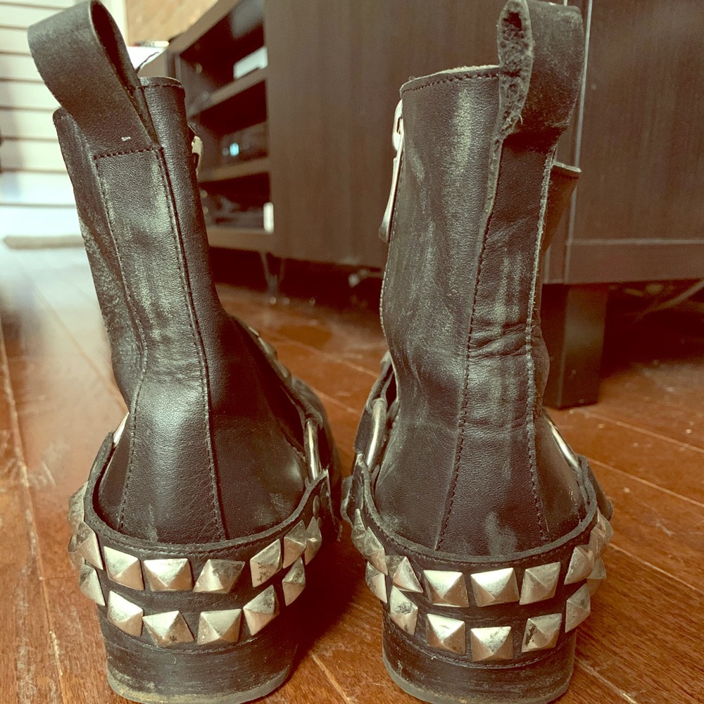 Jeffrey Campbell biker boots